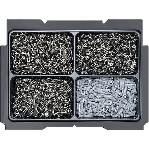 BTI Box 1 + Spenglerschraube DIN 7995 3-teilig, BTI Box 1 + Spenglerschraube DIN 7995 3-tlg., BTI Box 1 + Spenglerschrauben, BTI Box 1 + Spenglerschraube 2-teilig